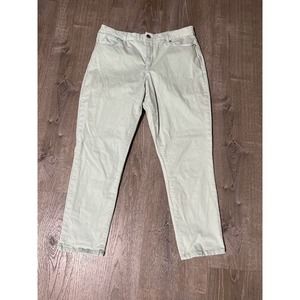 ELLEN TRACY The Newport High Rise Skinny Jeans 14 Mint Color EUC
